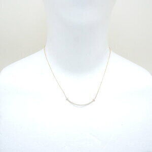 Tiffany Smile Necklace Diamond Yellow Gold
